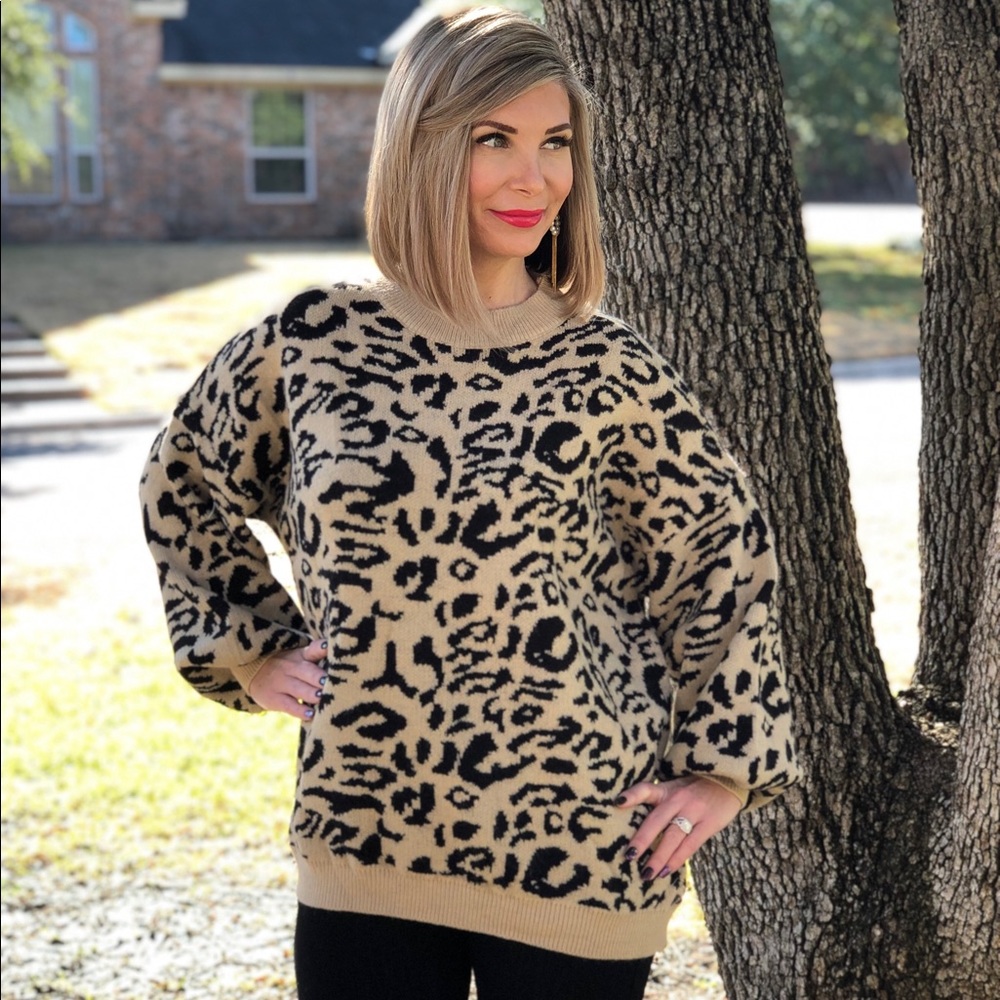 Leopard sweater